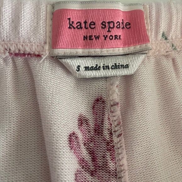 Kate Spade New York Two Piece Floral Blooming Mums Brushed Pajamas - Picture 8 of 9